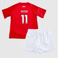 Nottingham Forest Chris Wood #11 Heimtrikotsatz Kinder 2024-25 Kurzarm (+ Kurze Hosen)